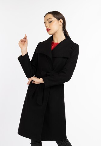 faina Mantel in Schwarz: Vorderseite