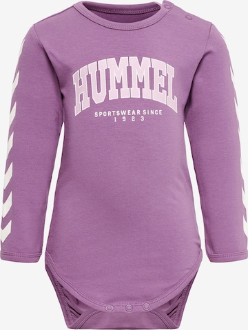 Barboteuse / body Hummel en violet : devant