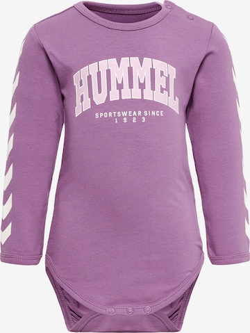 Hummel Rompertje/body in Lila: voorkant