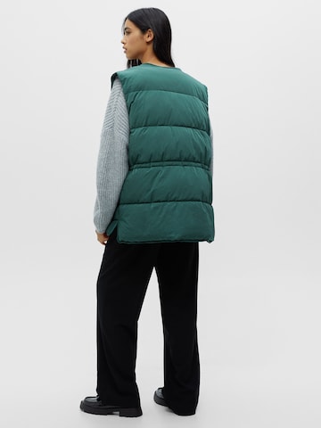 Pull&Bear Vest in Green