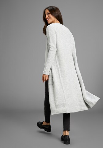 LAURA SCOTT Knit Cardigan in Grey