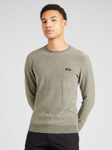 Calvin Klein Sweater in Green: front