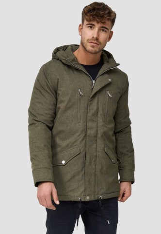 Parka mi-saison 'Anders' JEFF en vert : devant