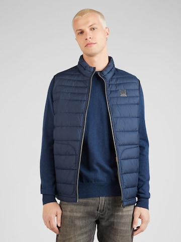 Gilet di bugatti in blu: frontale