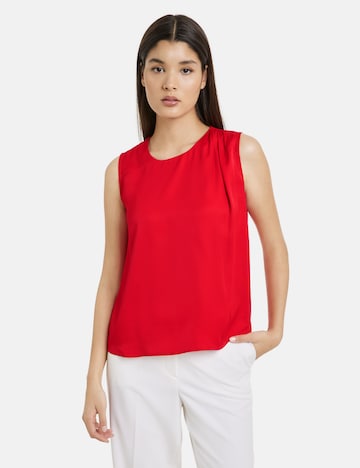 TAIFUN Bluza | rdeča barva: sprednja stran