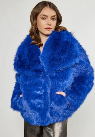 faina Winterjas 'Caneva' in Blauw: voorkant