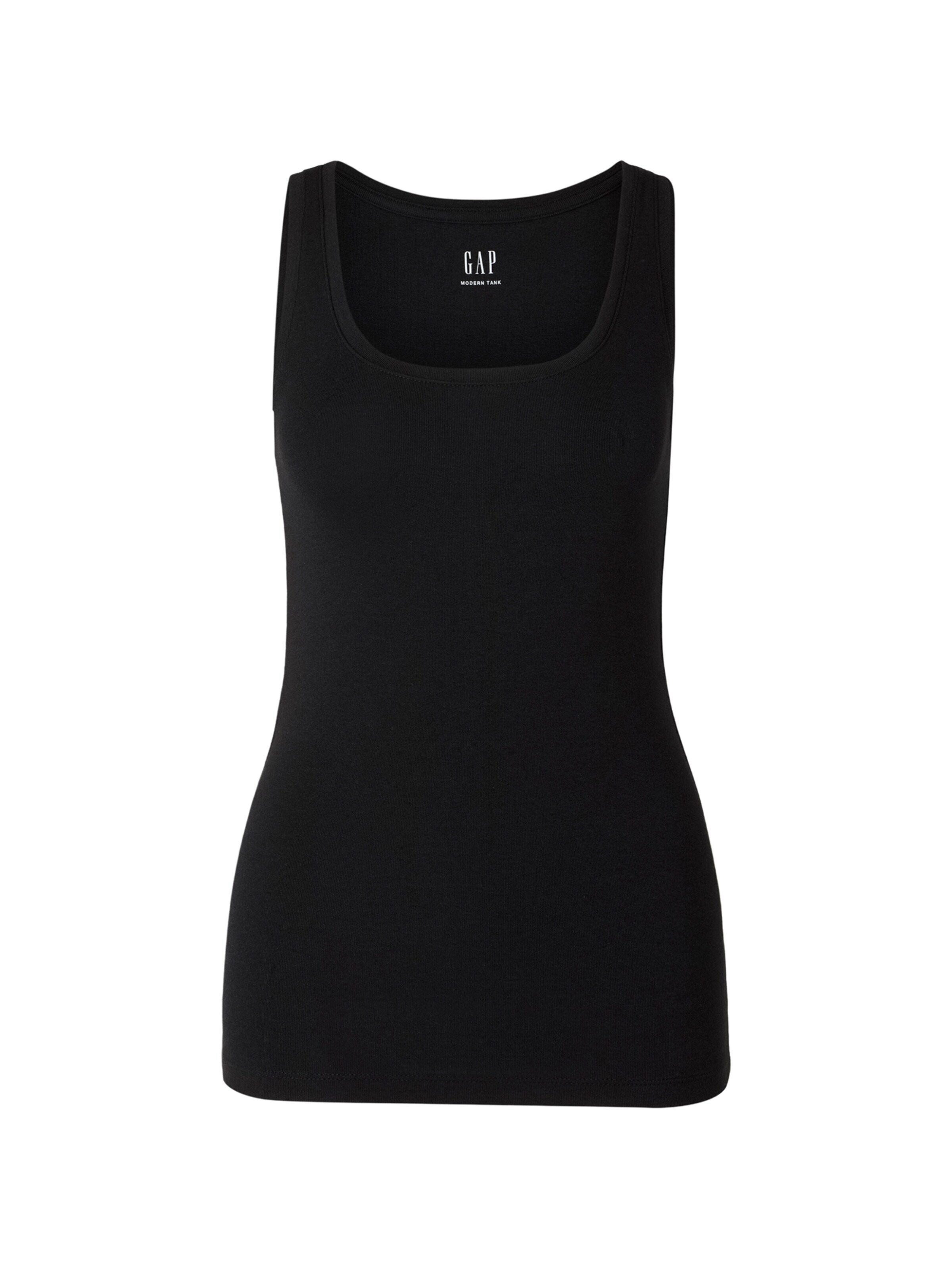 GAP Top in Schwarz: Vorderseite