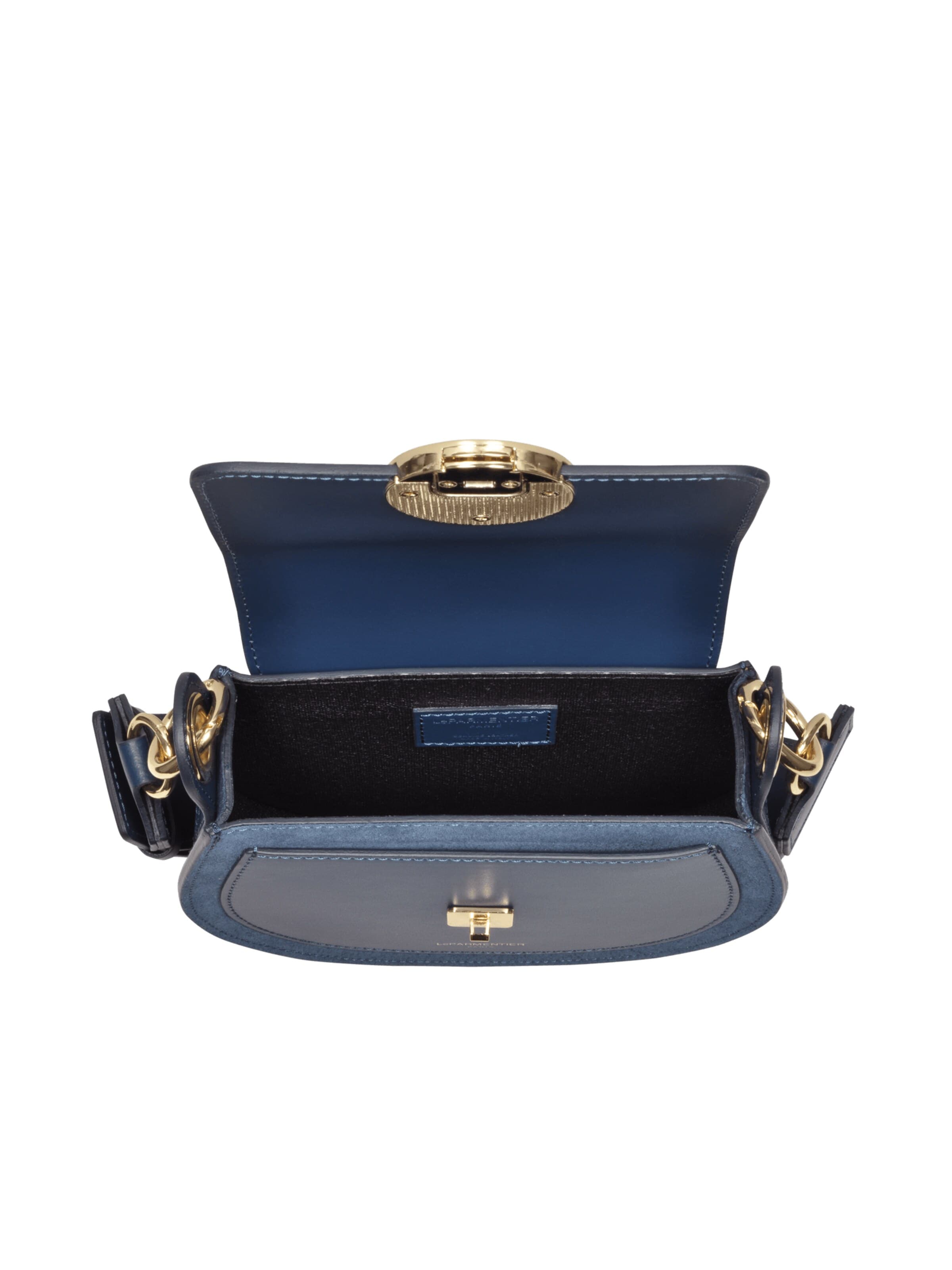 LeParmentier Handbag 'Yucca' in Blue