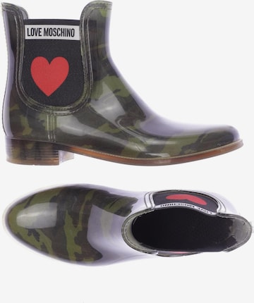 Love Moschino Stiefelette 38 in Grün: predná strana