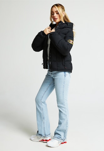 Zavetti Canada W GUILIA CROPPED PUFFER JACKET ' ' in Schwarz