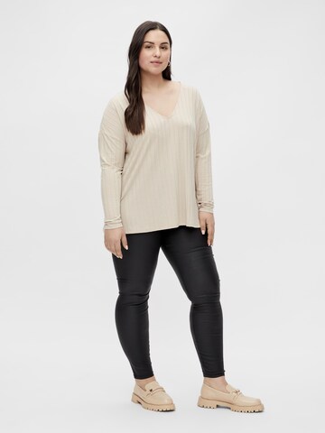 EVOKED T-Shirt 'Natha' in Beige