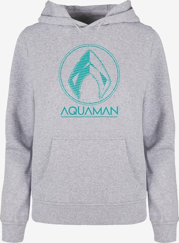 Sweat-shirt 'Aquaman' ABSOLUTE CULT en gris : devant