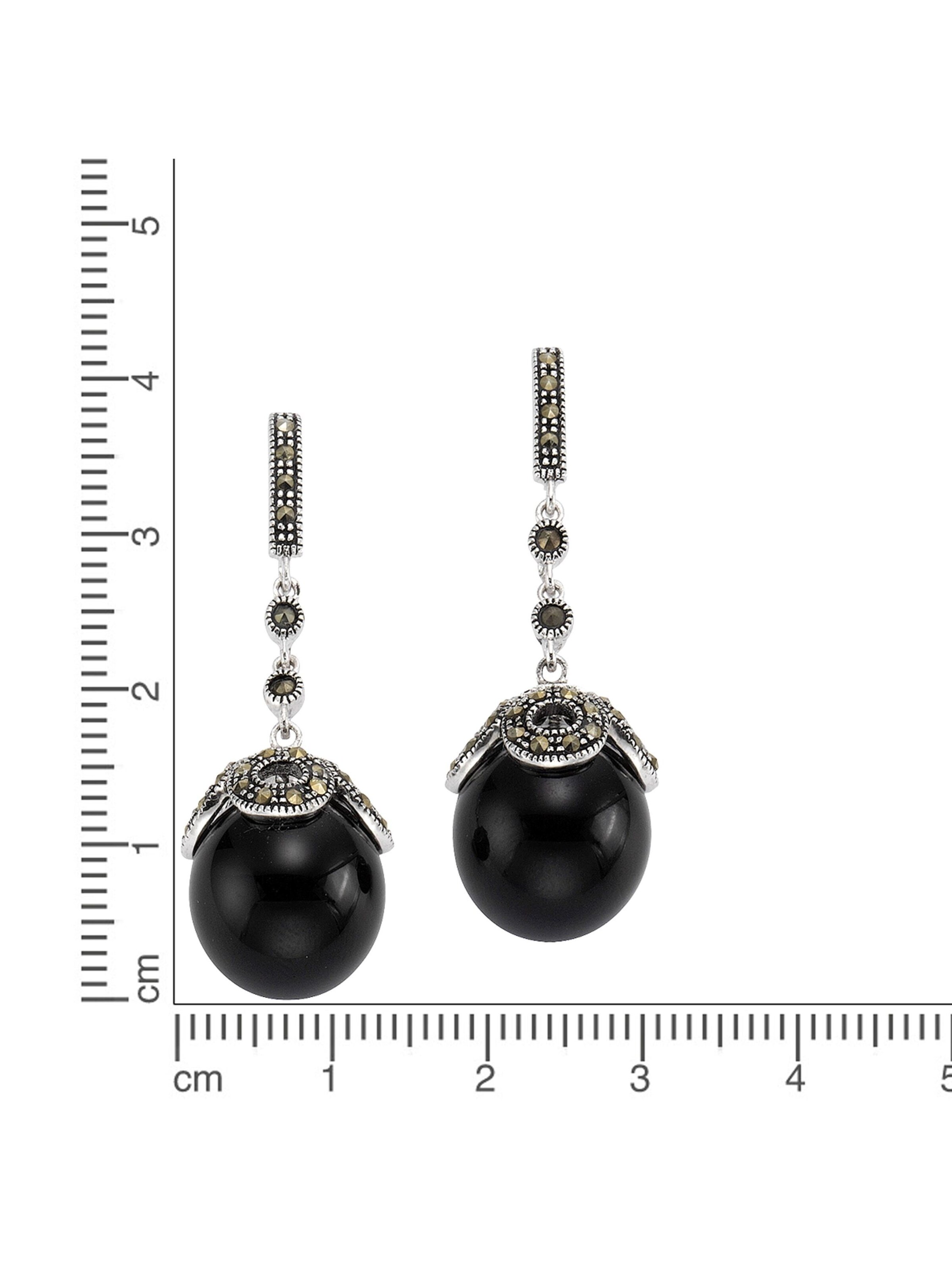 Boucles d'oreilles FIRETTI en noir