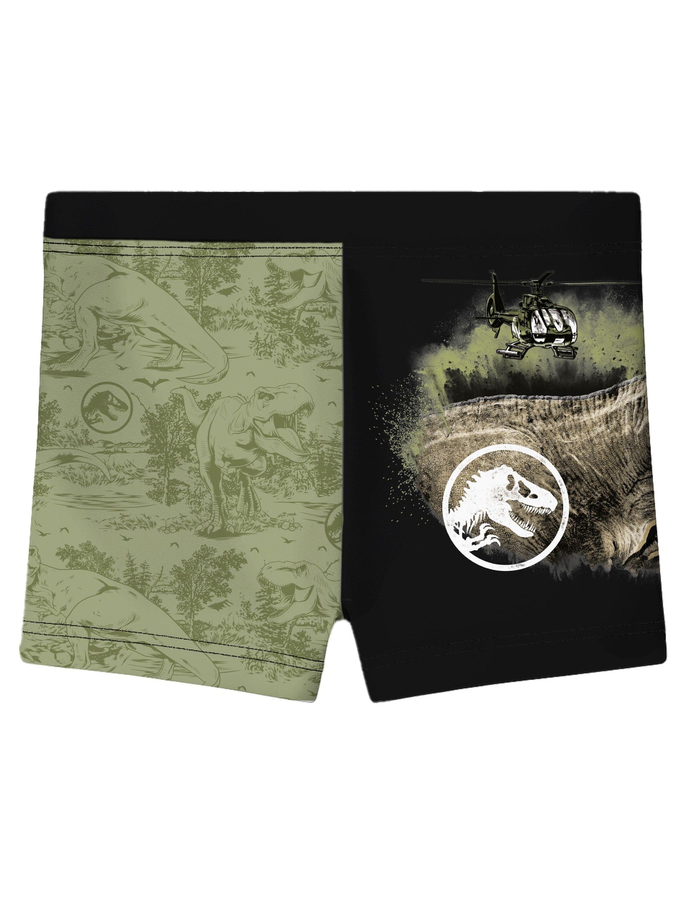 Hot Wheels Bathing trunks 'Jurassic World Dinosaurier' in Green