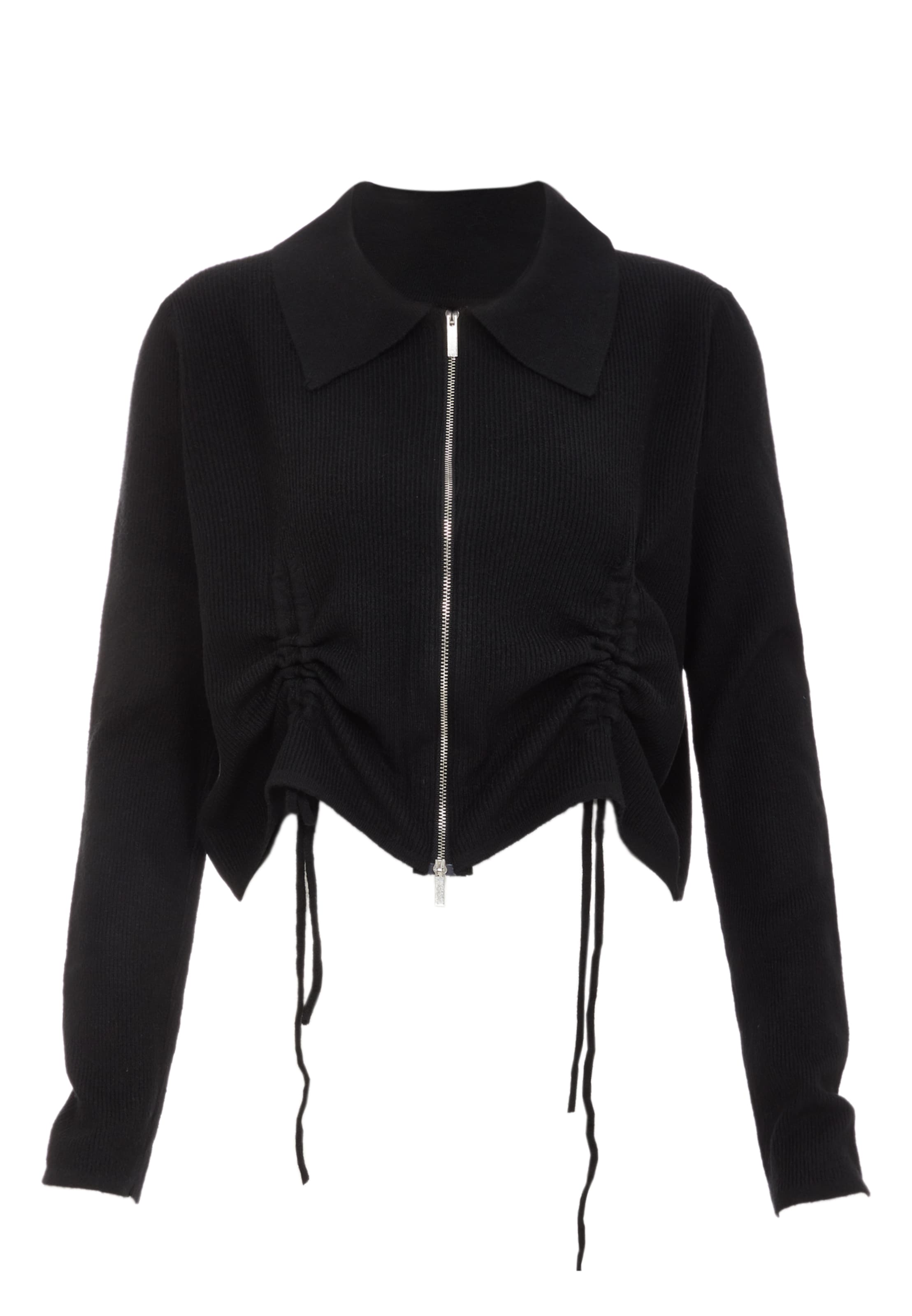 paino Knit cardigan in Black: front