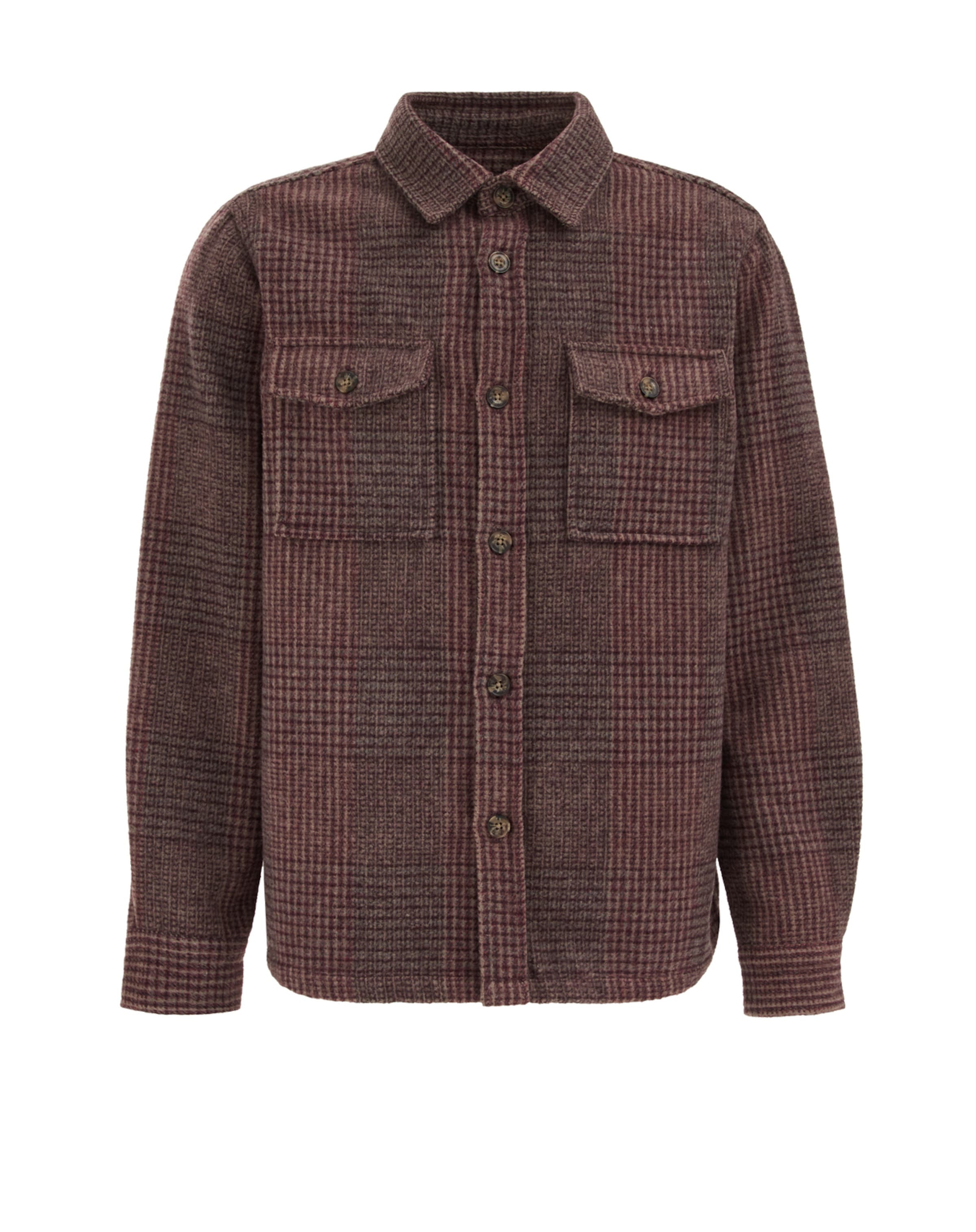 WE Fashion Comfort Fit Hemd in Rot: Vorderseite