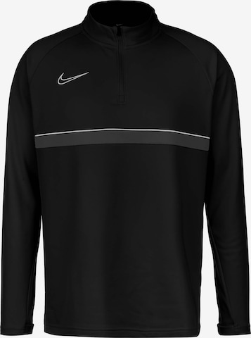 Felpa sportiva 'Academy' di NIKE in nero: frontale