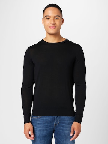 bugatti Sweater in Black: front