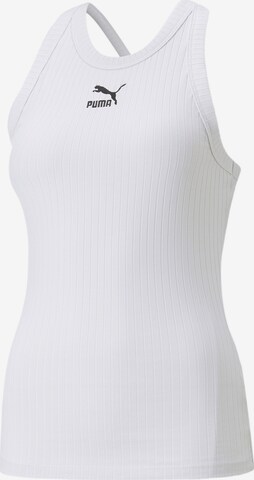 PUMA Top in White: front