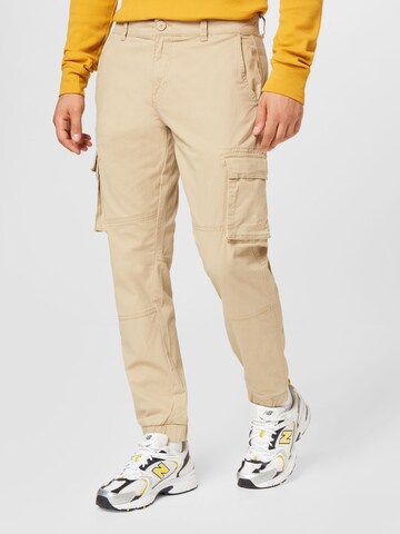 Effilé Pantalon cargo 'Cam Stage' Only & Sons en marron : devant