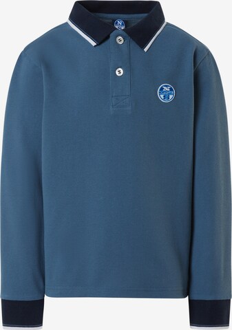 North Sails Poloshirt in Blau: predná strana