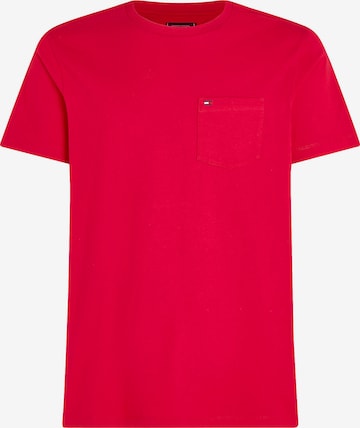 T-Shirt 'Essential' TOMMY HILFIGER en rouge : devant