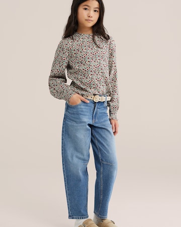 WE Fashion Блузка в Зеленый