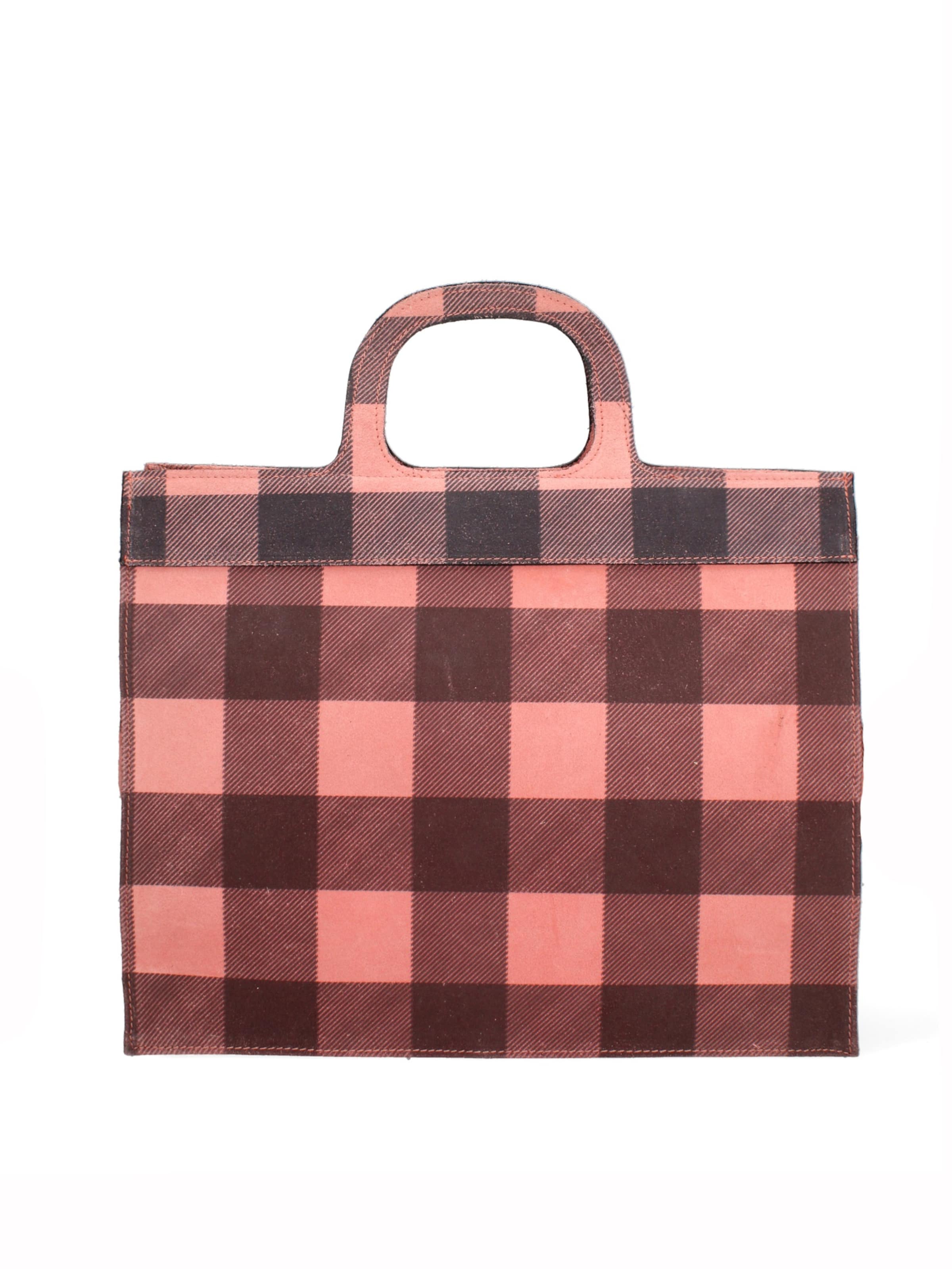 Borsa a mano 'Borsa a Mano Donna Ivy Design Vera Pelle Scamosciata Made in Italy' di Gave Lux in rosa