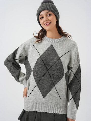 BigdartPulover 'Pullover' - siva boja: prednji dio