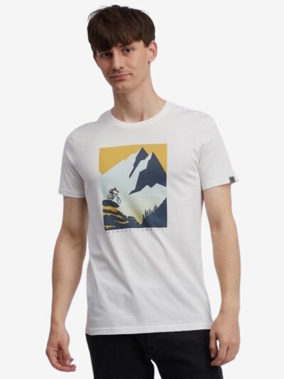 Ragwear Shirt 'Sevy Remake' in Navy / Light blue / Dark yellow / White, Item view