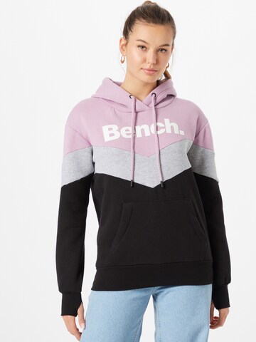 BENCH Sweatshirt 'TERESA' in Schwarz: predná strana