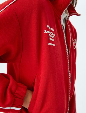 Koton Sweatjacke in Rot