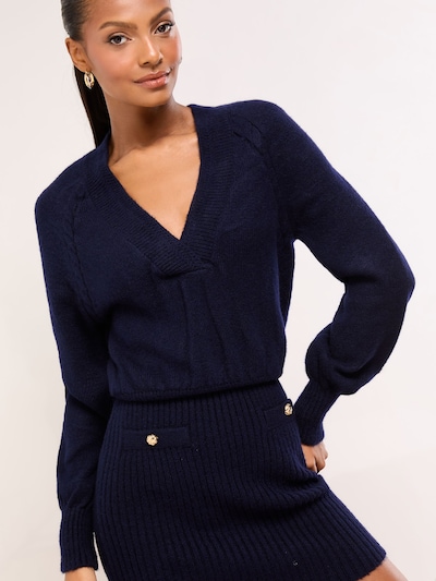 Lipsy Knit dress in XS in Navy, Item view