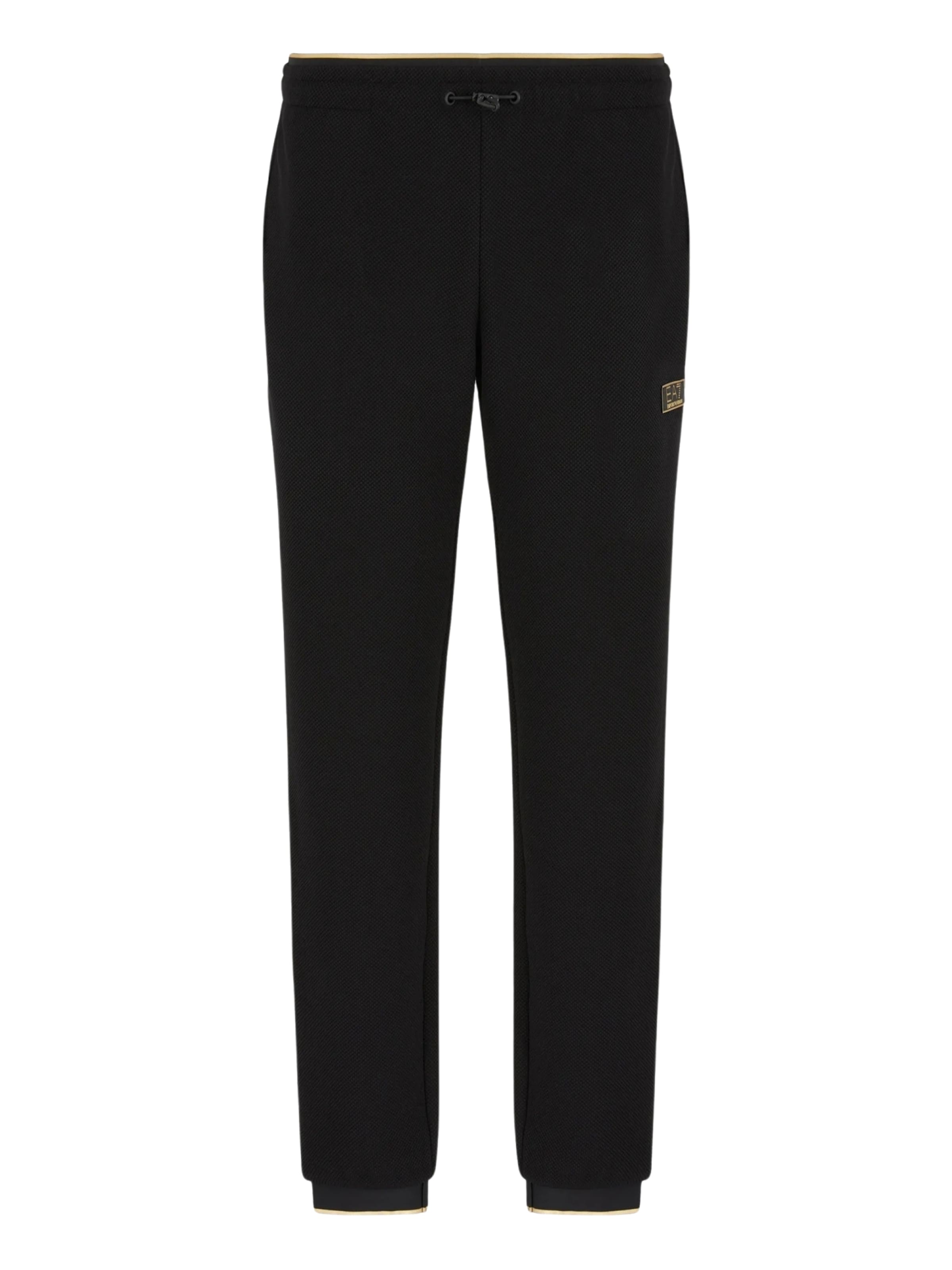 EA7 Emporio Armani Tapered Hose in Schwarz: Vorderseite