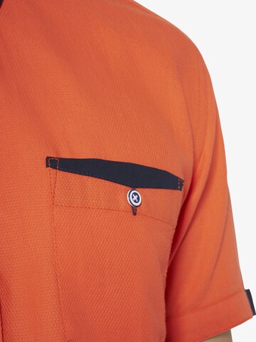 BABISTA Regular fit Button Up Shirt 'Stefzite' in Orange