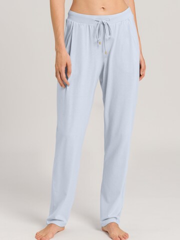 Hanro Pajama Pants 'Sleep & Lounge' in Blue: front