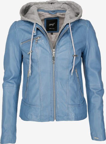 Maze Between-Season Jacket ' Mico ' in Blue: front