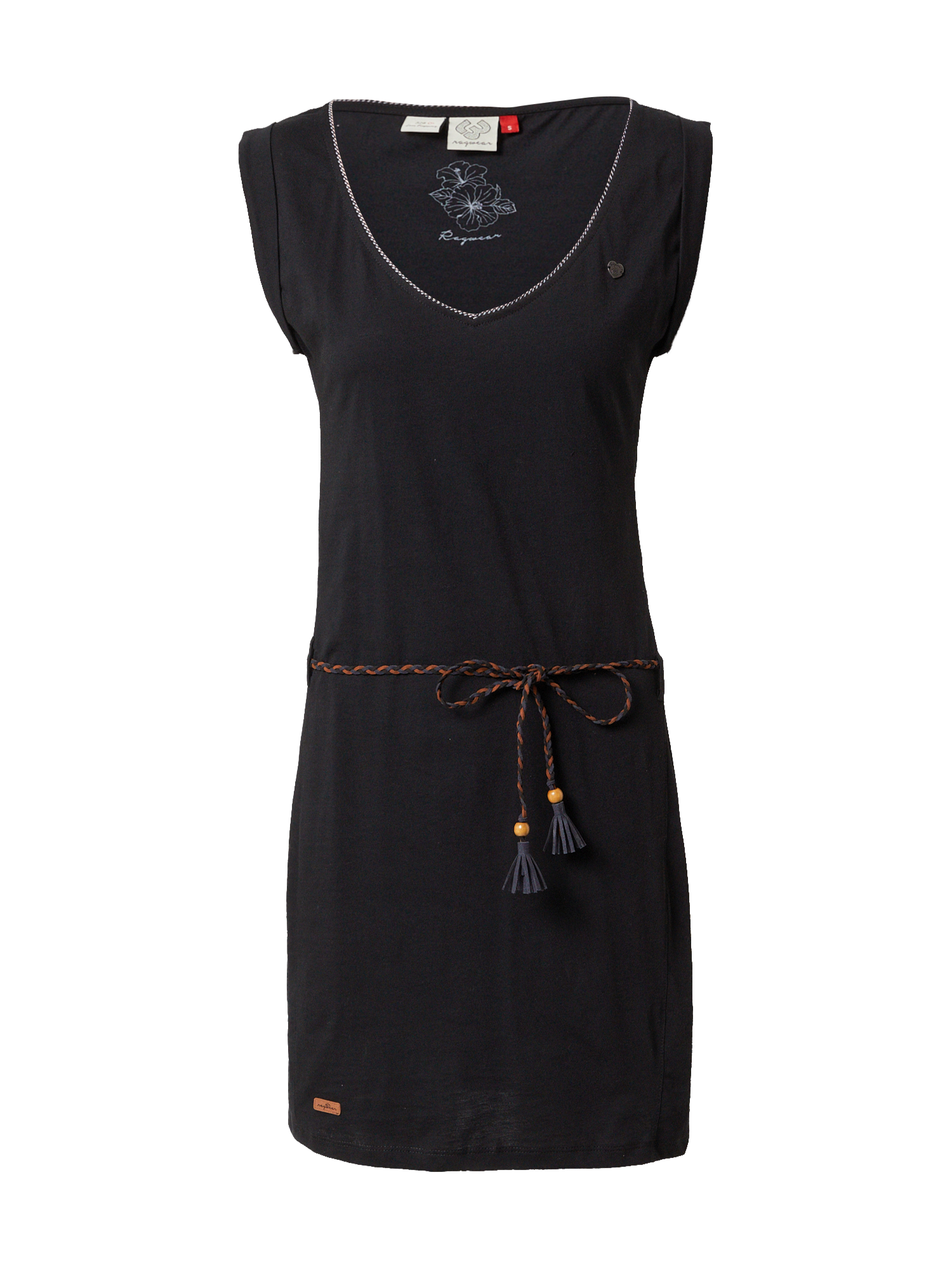 Ragwear Sukienka SLAVKA w kolorze Czarnym 
