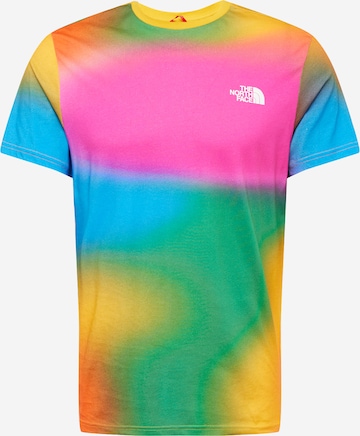 T-Shirt 'Simple Dome' THE NORTH FACE en mélange de couleurs : devant