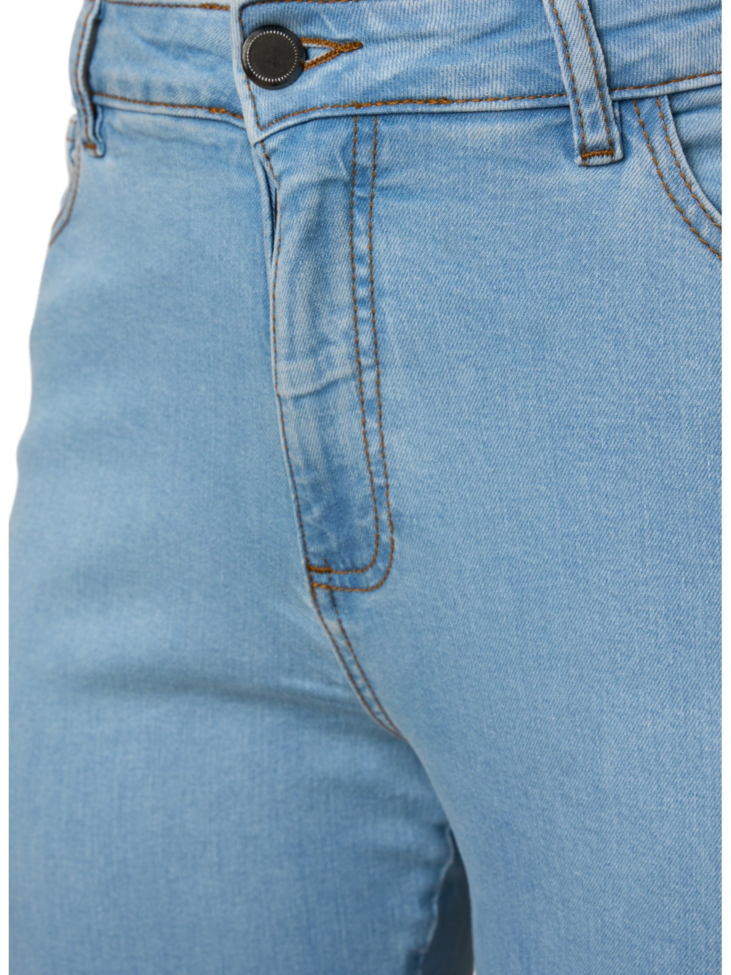 Zizzi Boot cut Jeans 'Ellen' in Blue