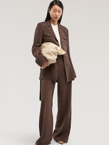 Trussardi - regular Pantalón en marrón