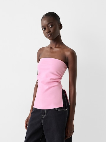 Bershka Top in Pink: front