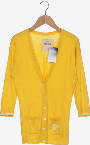 HOLLISTER Sweater & Cardigan in XS in Yellow: front