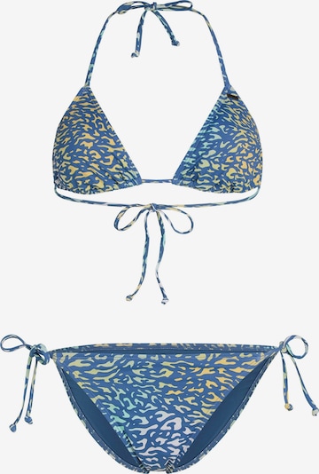 Bikinis 'Essentials Capri Bondey' iš O'NEILL, spalva – tamsiai mėlyna / šviesiai geltona / šviesiai žalia / balta, Prekių apžvalga