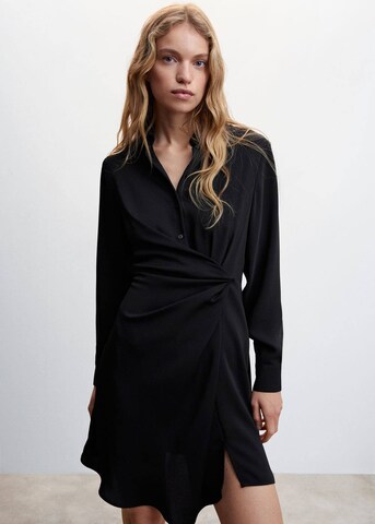 MANGO Košilové šaty 'Alas2' – černá