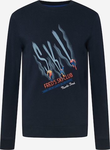 A Fish named Fred Sweatshirt in Blauw: voorkant