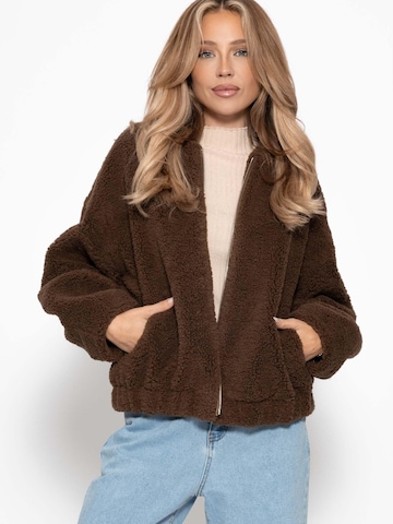 SASSYCLASSY Übergangsjacke in Braun