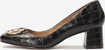 Kazar - Zapatos con plataforma en negro: frente