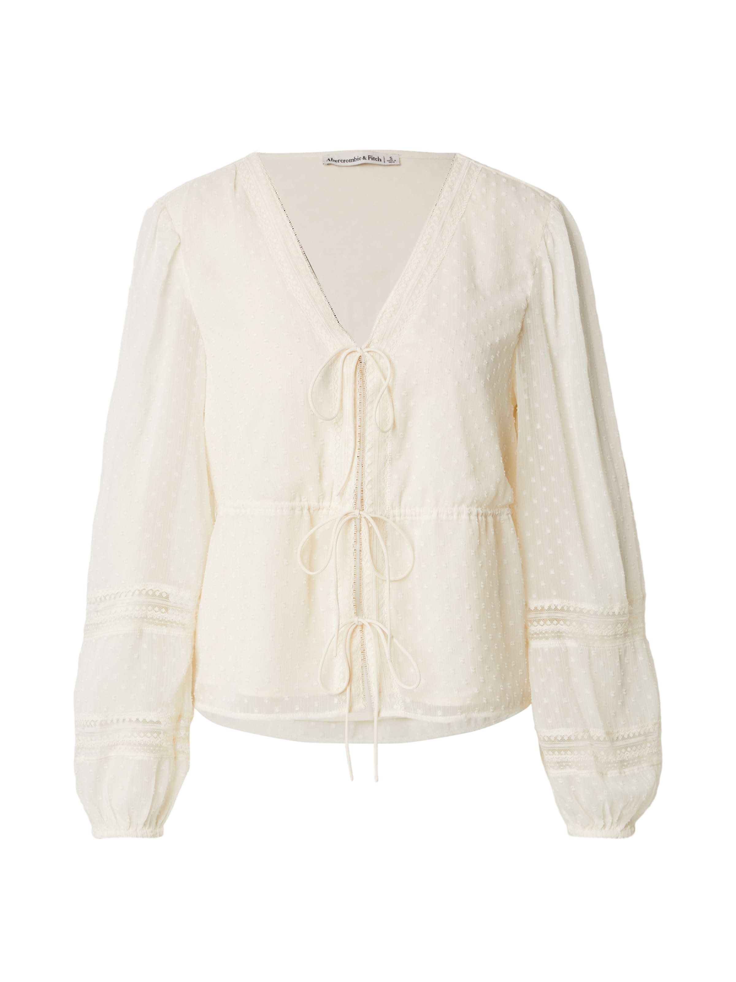 Abercrombie & Fitch Bluse i hvid: forside