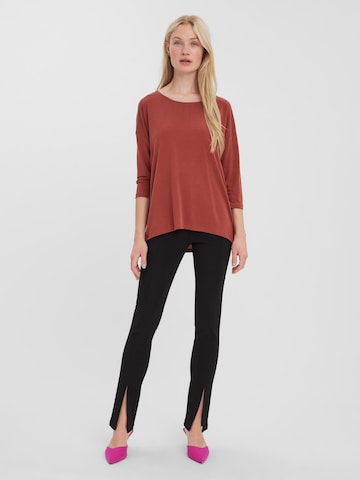 T-shirt 'Filli' VERO MODA en marron